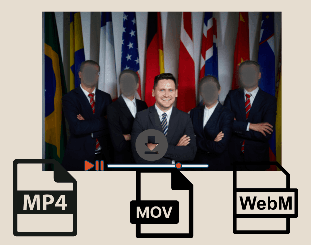 Export Secure Videos in Multiple Formats