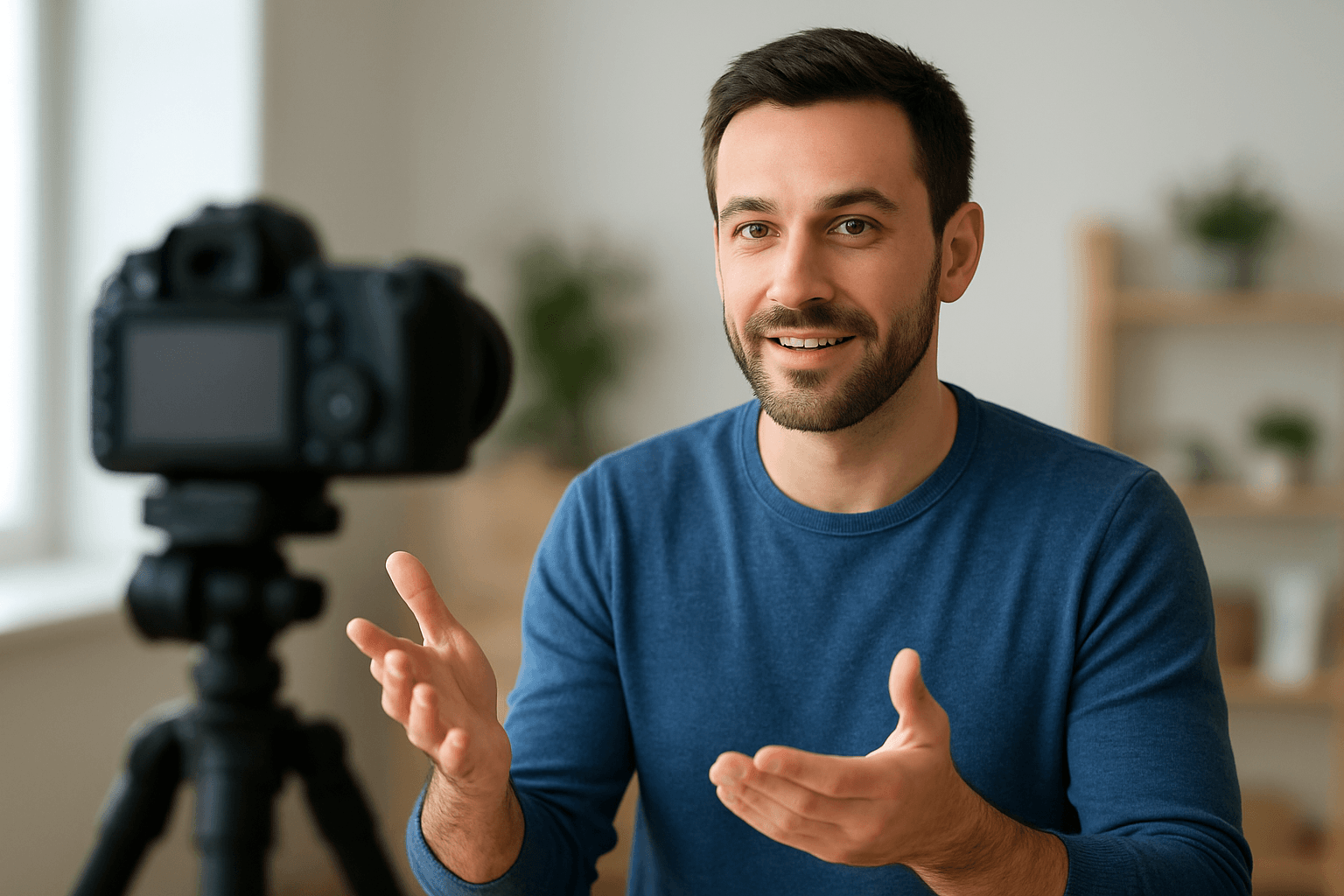 Blur Background in Video — Android preview