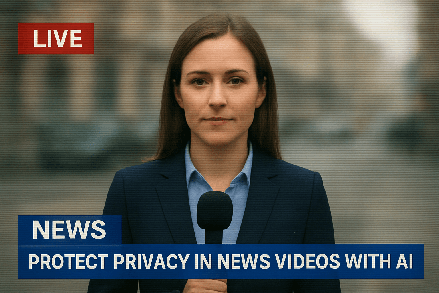 Journalism use case for AI-Powered AI Face Blur Video