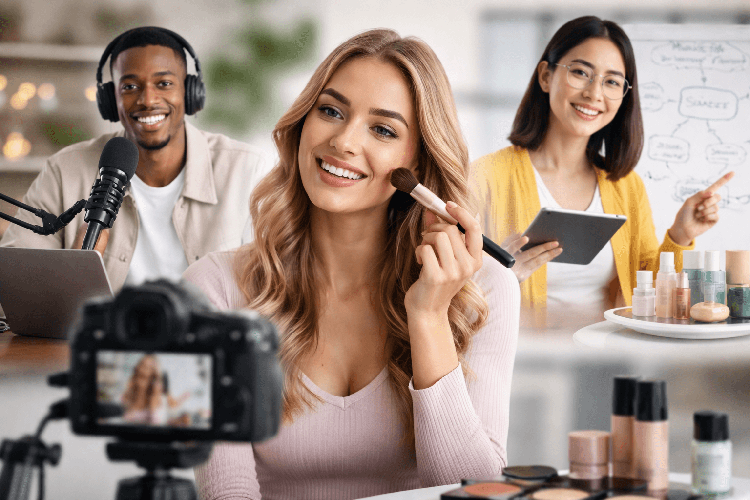 Alternate background blur example frame