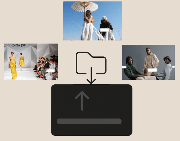 Sfocatura Batch di Più Clip Moda Senza Sforzo