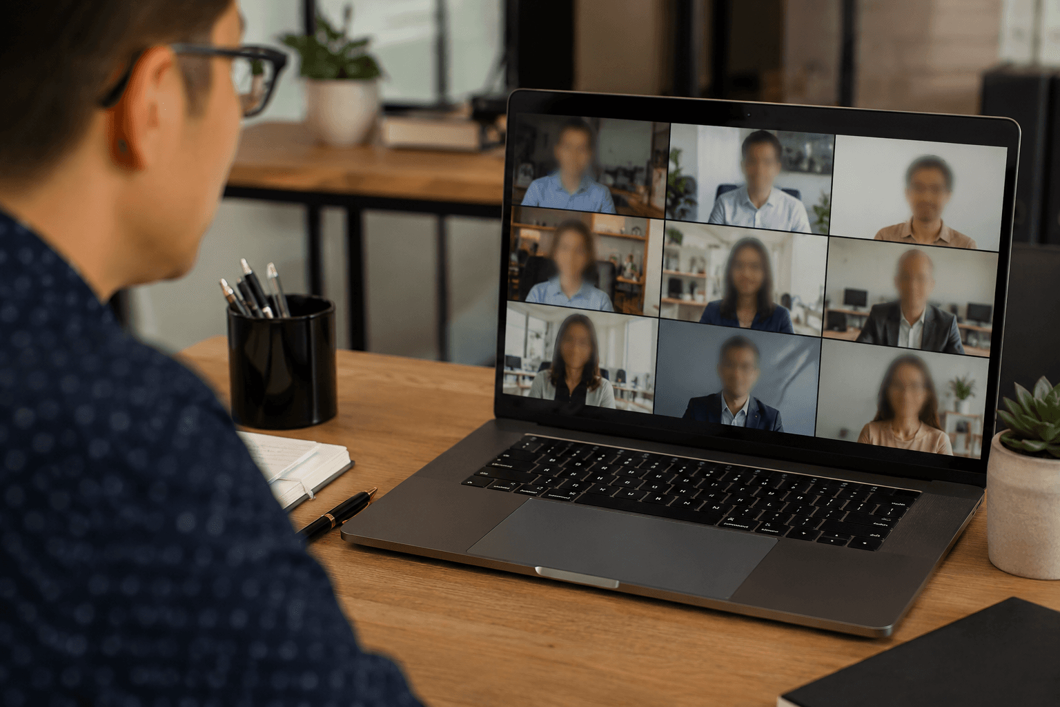 Export Zoom recordings with blurred faces