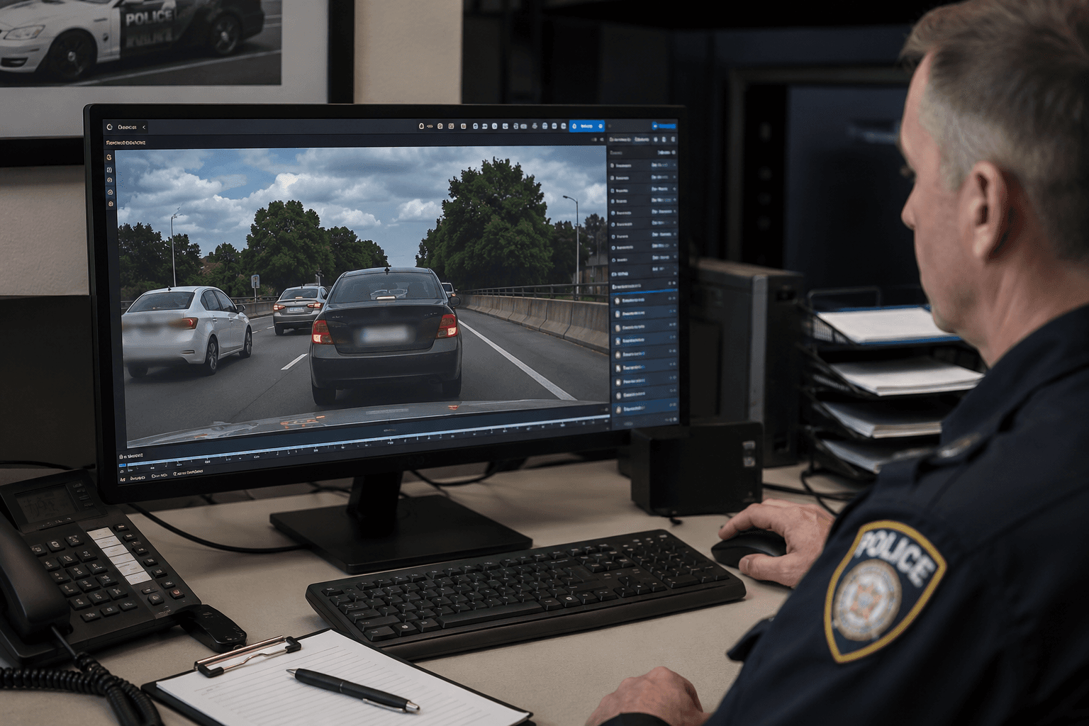 Law-enforcement footage redacted for public release