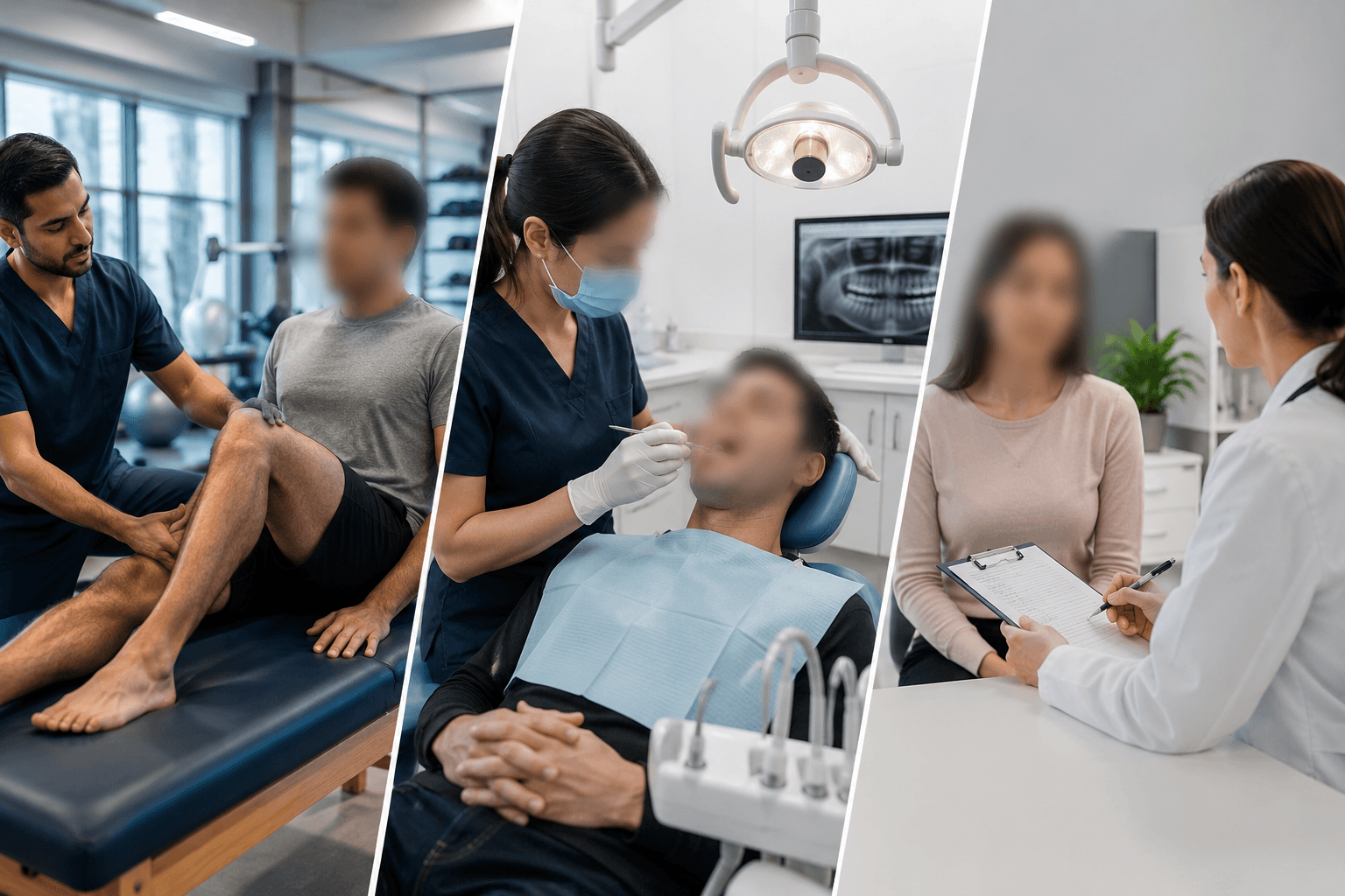 Patient session recording reviewed with bystander faces blurred