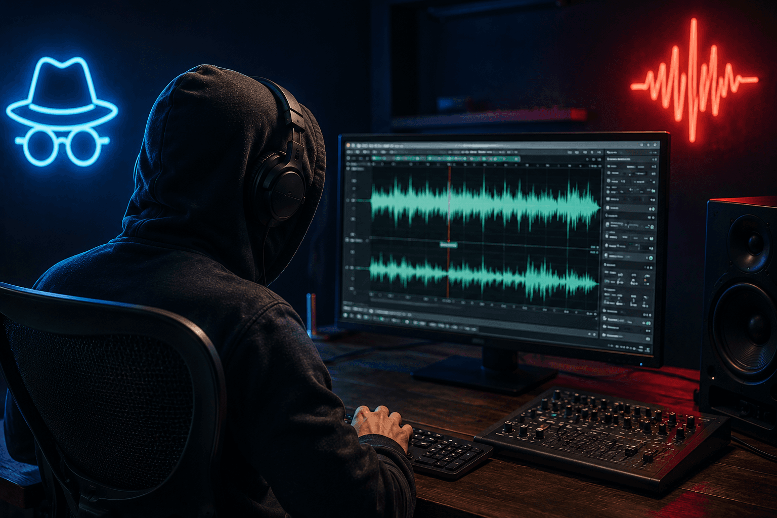 Voice anonymization with pitch control for interview audio