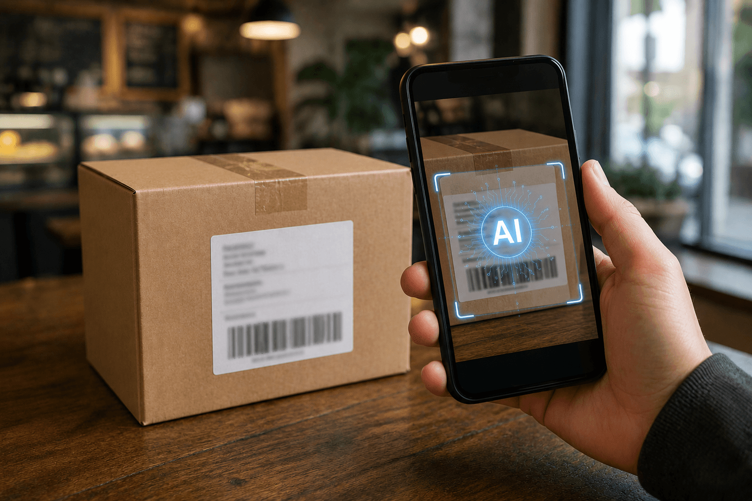 AI Object Blur for Shipping Labels and Barcodes