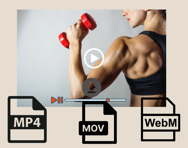 Export Blurred Fitness Videos in Multiple Formats