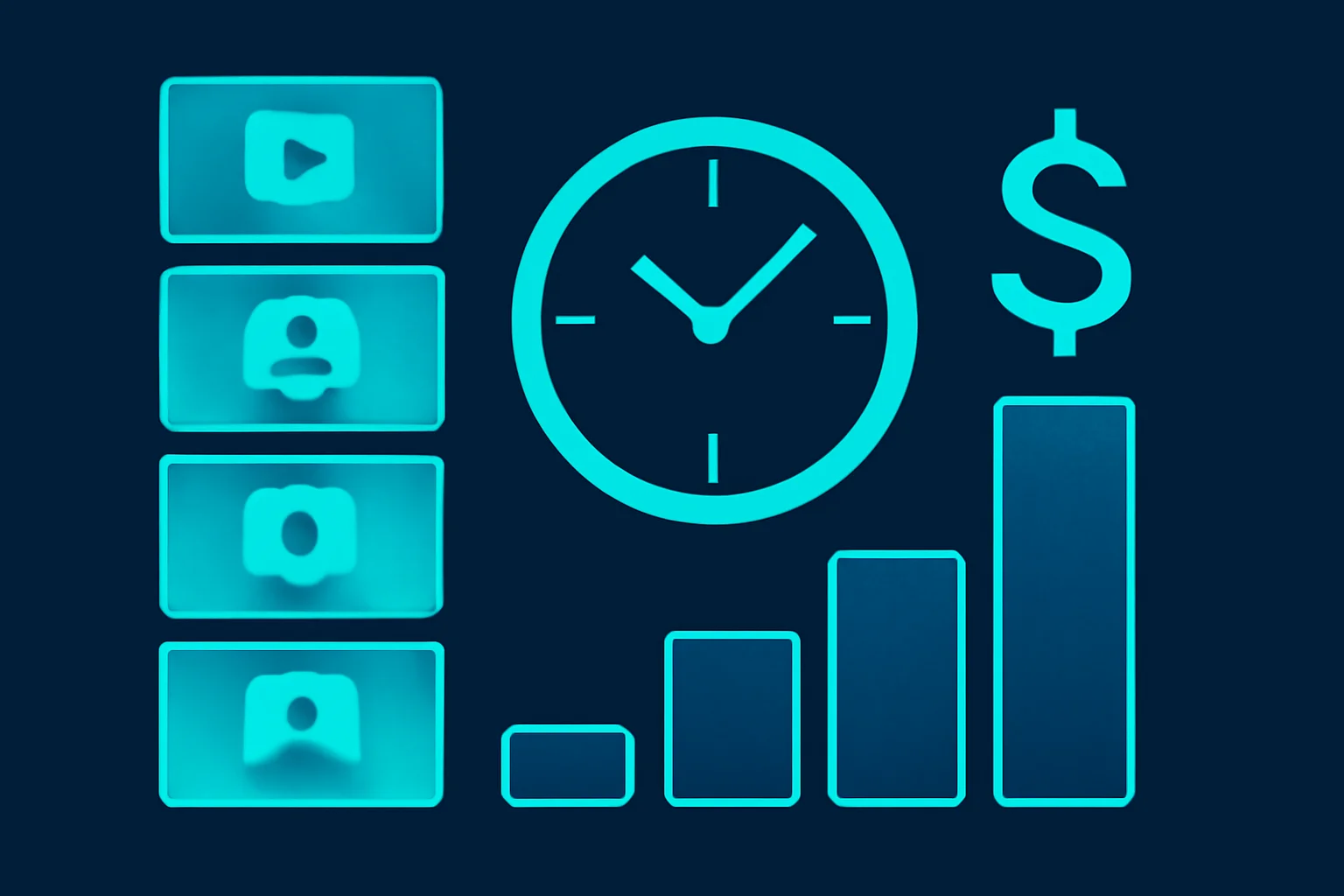 Body camera video redaction backlog queue with a clock and rising cost meter