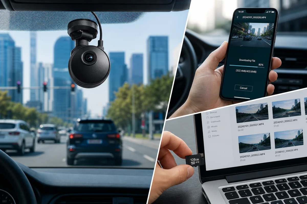 Come scaricare video dalla Dashcam DDPAI con scheda SD, app WiFi e USB: guida passo passo più targa BGBlur e flusso di lavoro per la privacy di Face Blur 2026