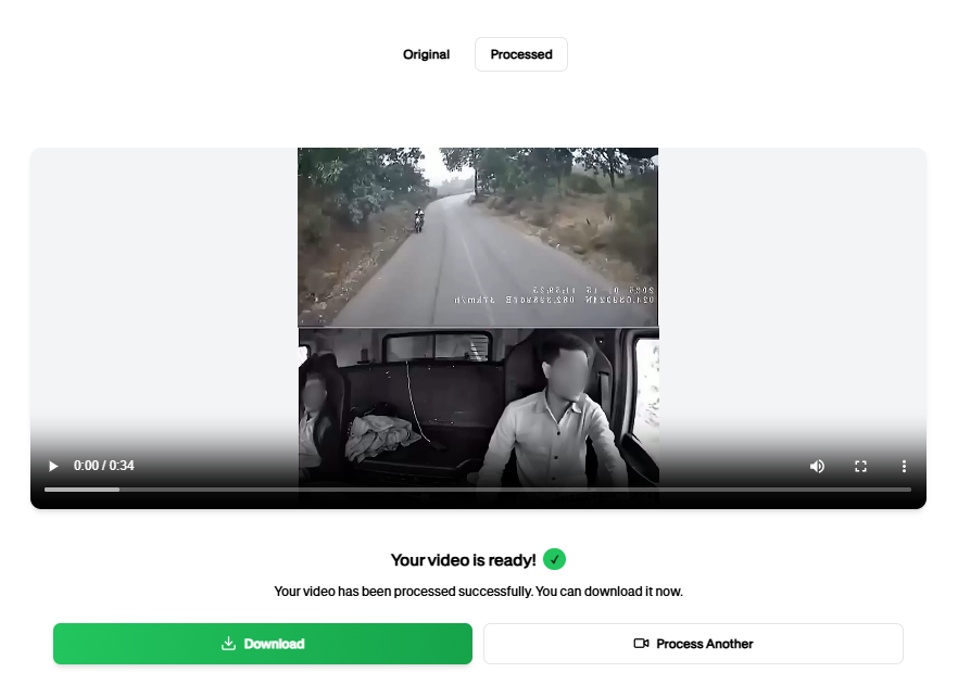 Scarica Video Dashcam Protetto dalla Privacy
