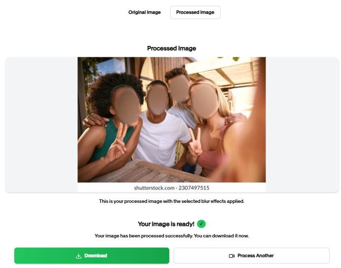Datenschutzgeschütztes Foto herunterladen