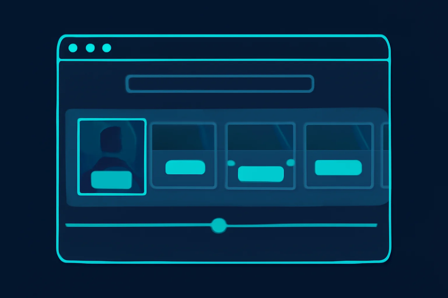 Browser-based editor automatically tracking and blurring a license plate and a passenger face across dashcam video frames