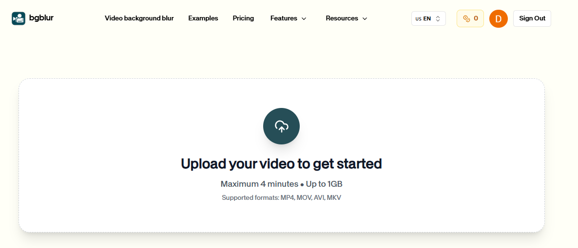 Carica Video Dashcam su BGBlur