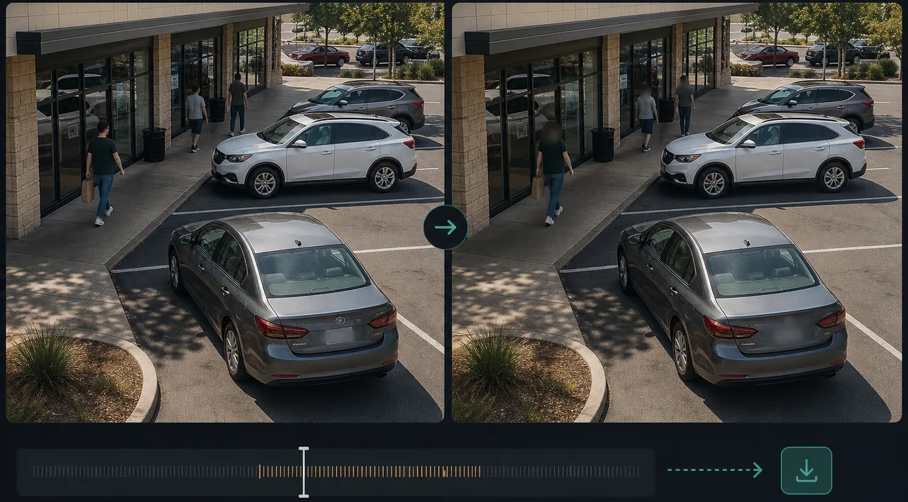 Analyze First, Then Protect Privacy — AI CCTV Footage Analyzer Online