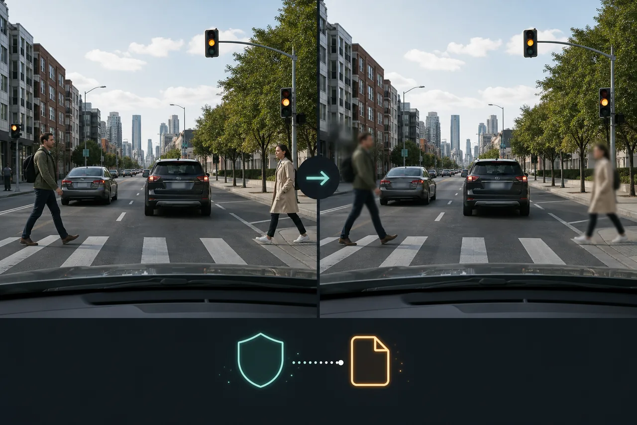 Blur Faces and License Plates Before Sharing — AI Dashcam Footage Analyzer