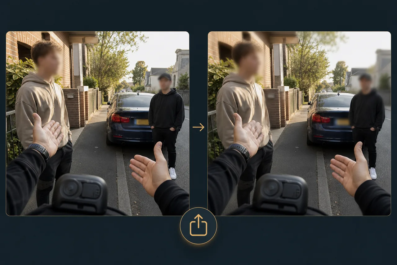 Create a privacy-conscious derivative copy — Summarize Bodycam Footage With AI